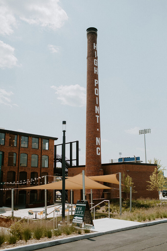 Congdon Yards Outside building and tower overview