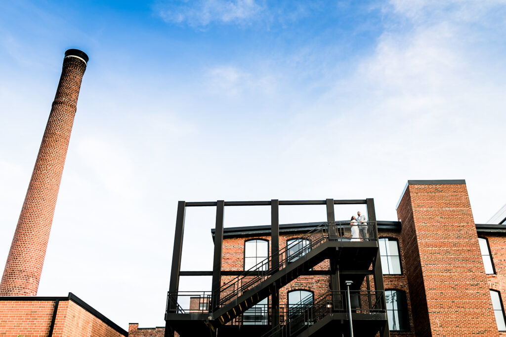 Congdon Yards Outside uper part of staircase and building