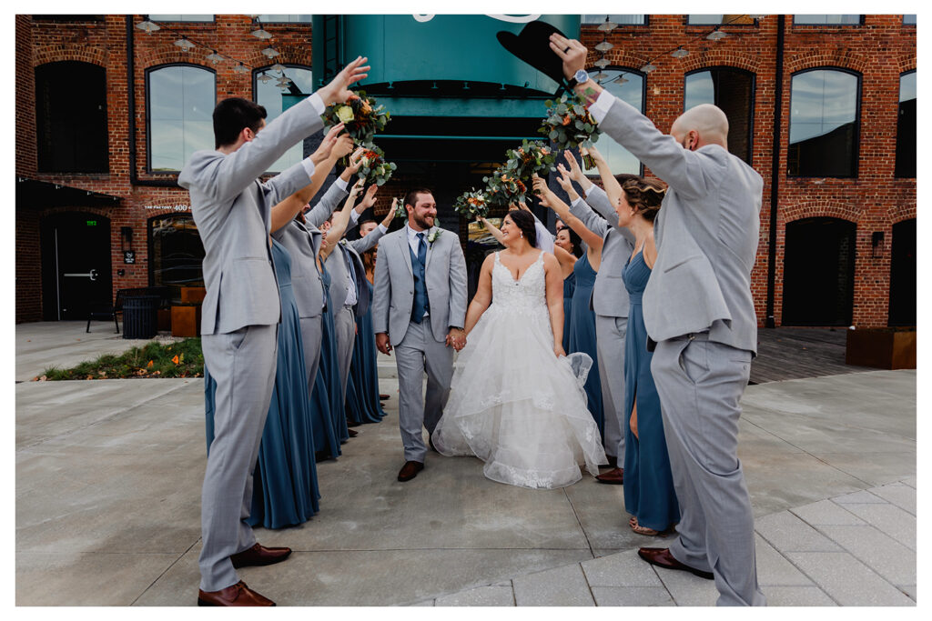 Congdon Yards Outside welcoming line