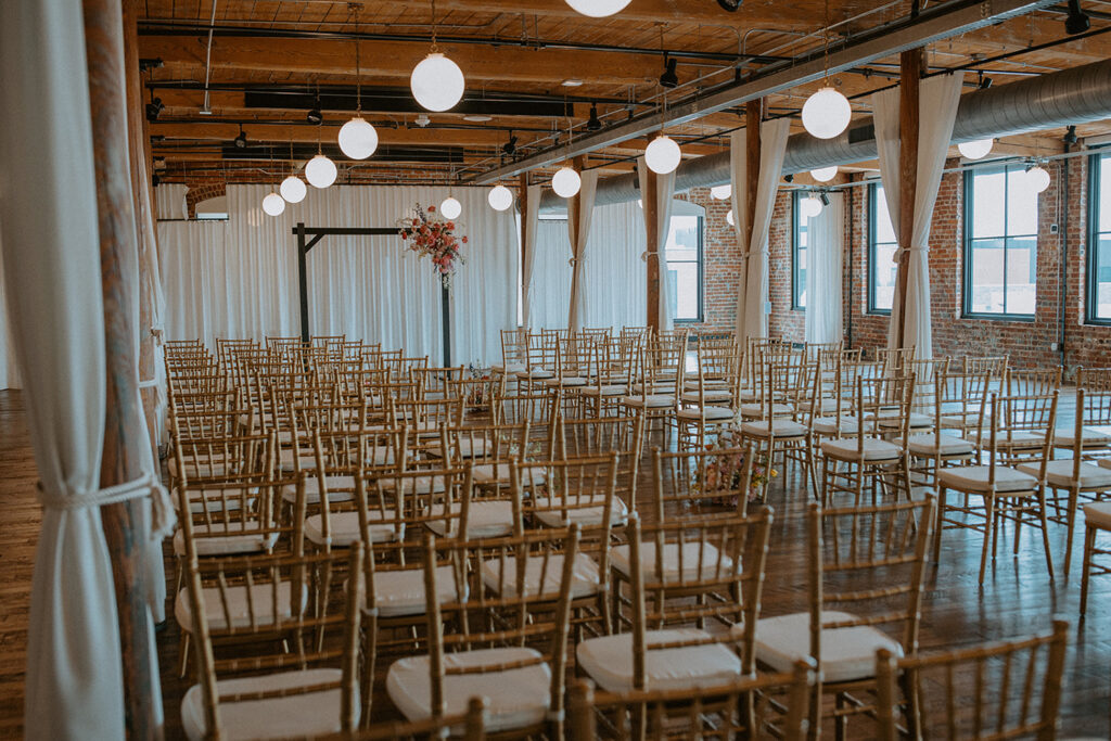 Congdon Yards The Loft Linen Room lined up seating