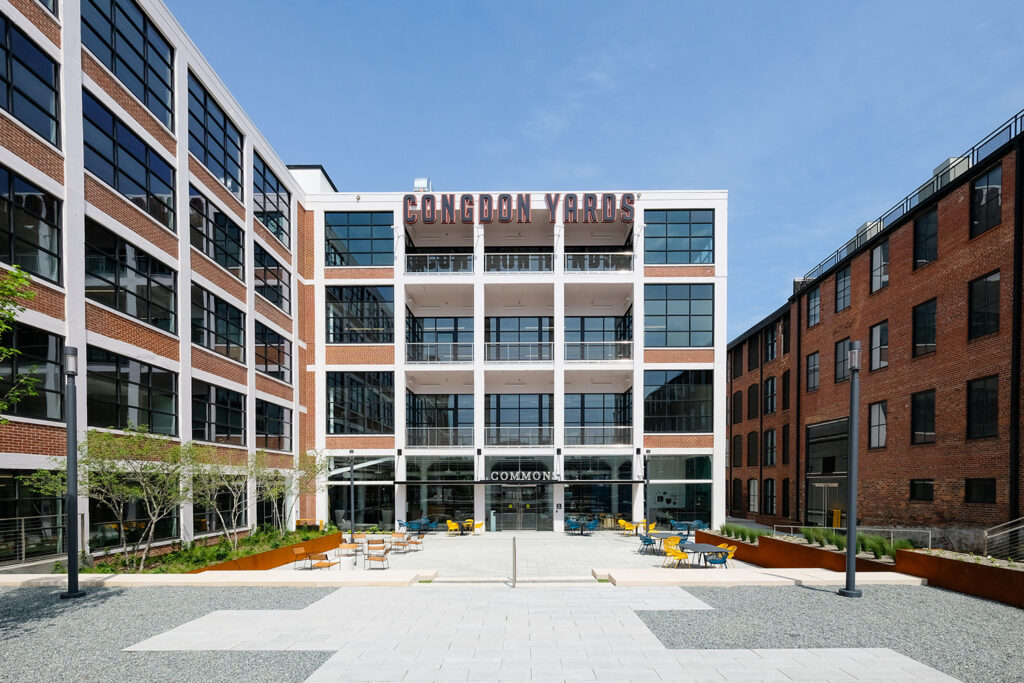 congdon yards courtyard centered