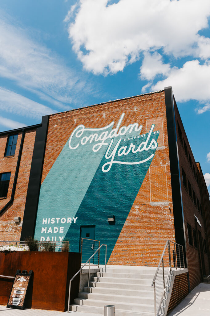 congdon yards courtyard mural vertical